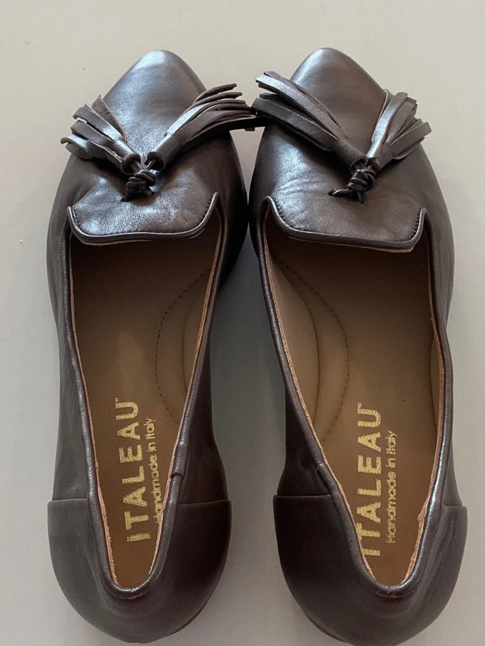 ITALEAU Trino Tassel Waterproof Loafer Size 6.5 EU 37 NEW